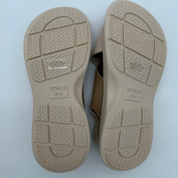 Vivaia Kara AdaptAll Sport Ivory Nude Knit Walk Comfort Lightweight Sandals 8.5 - Picture 7 of 8